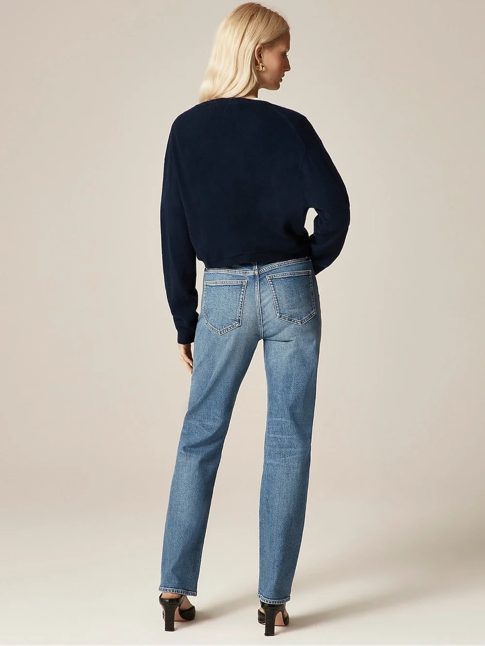 J.CREW Nipped straight jean in stretch Size 28
